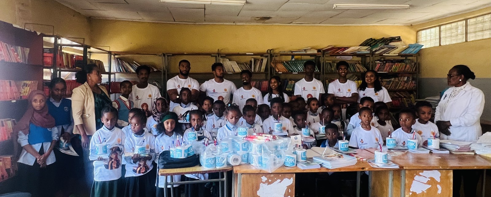 A moment from the GM community school visit in Oromia, Ethiopia