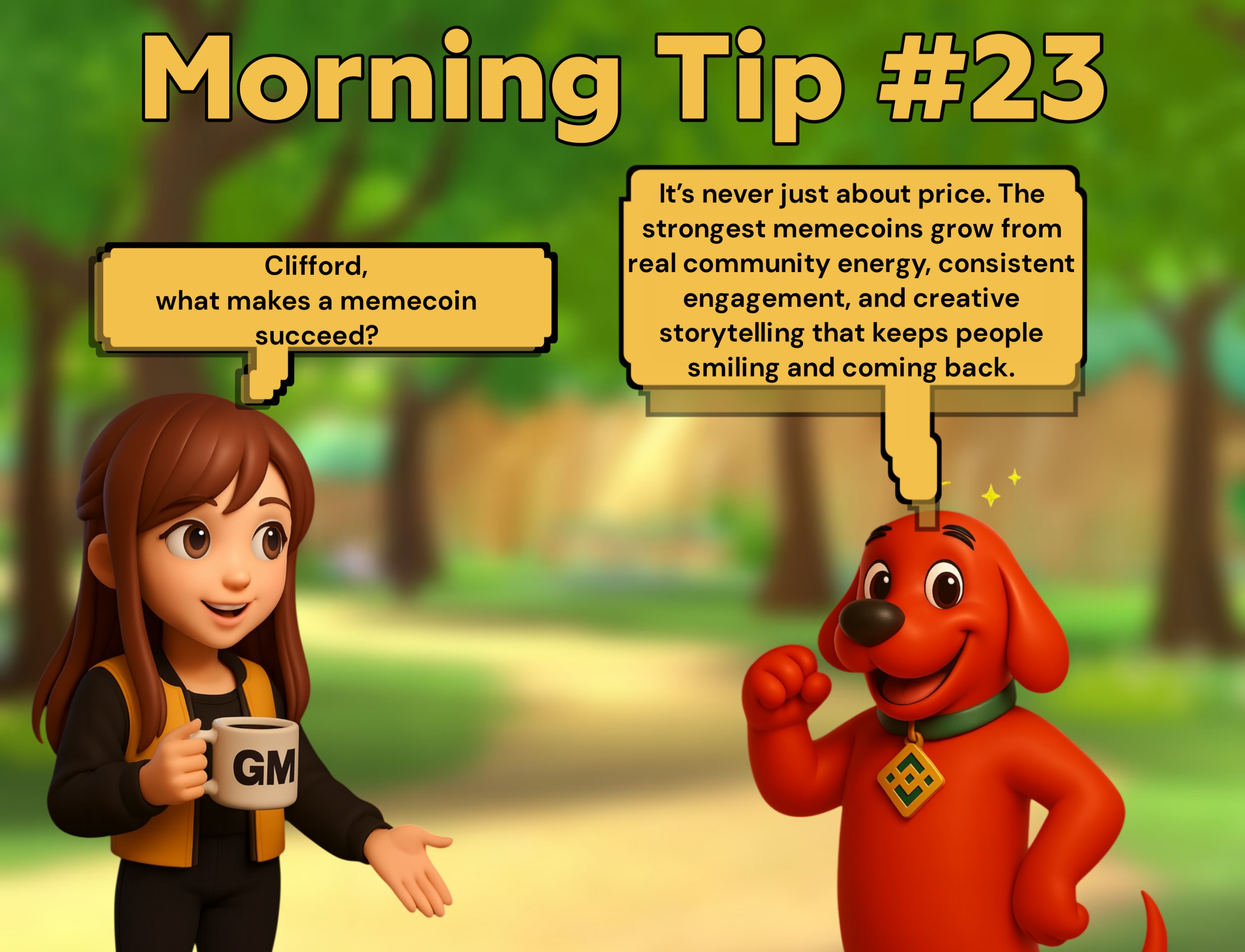 Morning Tip about community